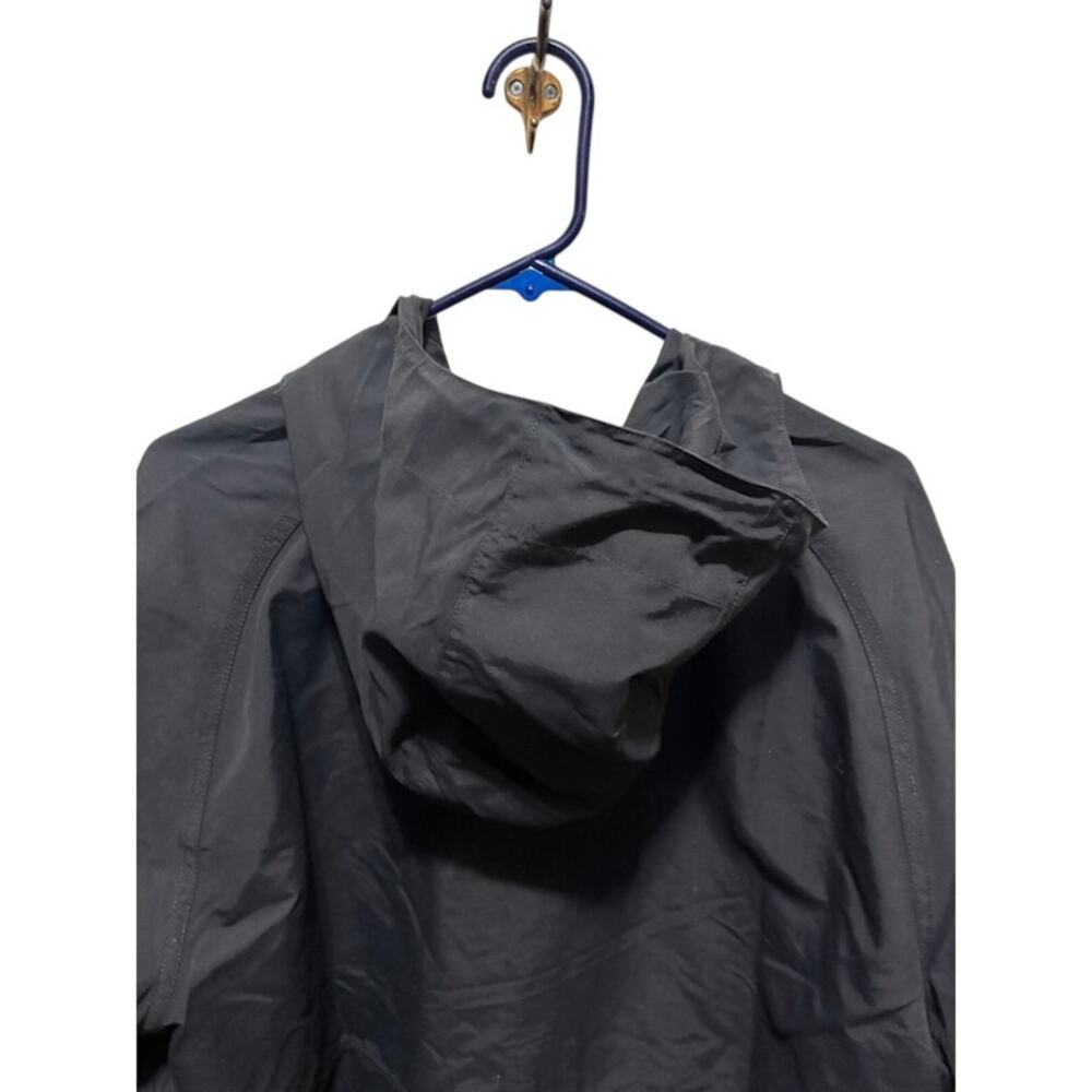 NWT L.L.Bean Anorak Windbreaker Jacket Mens Large Antech Embroidered Black - Picture 7 of 9